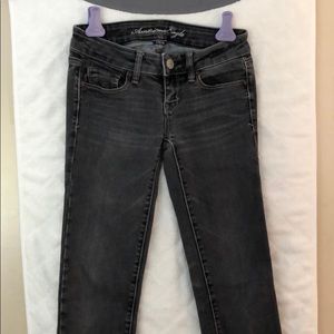 American Eagle Skinny dark grey jeans